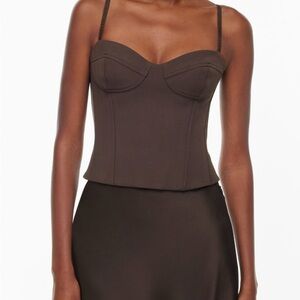 Wilfred Brown Bustier Bra Intimates